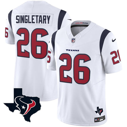 Men's Houston Texans Color Rush Legend Vapor Jersey V2 - All Stitched HOUTEX_KDZ - KINDOZY