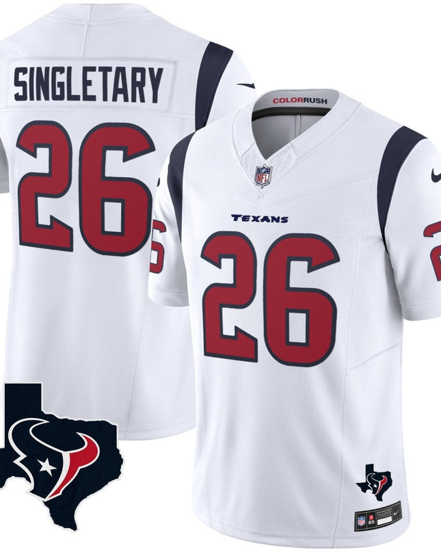 Men's Houston Texans Color Rush Legend Vapor Jersey V2 - All Stitched HOUTEX_KDZ - KINDOZY