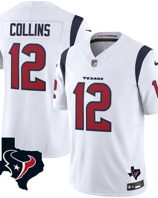 Men's Houston Texans Color Rush Legend Vapor Jersey V2 - All Stitched HOUTEX_KDZ - KINDOZY