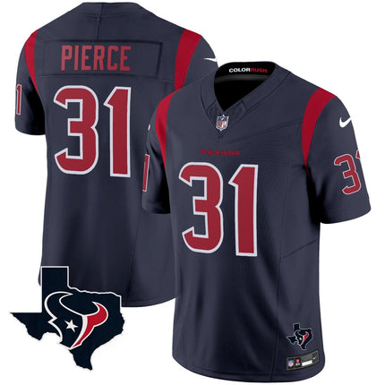 Men's Houston Texans Color Rush Legend Vapor Jersey V2 - All Stitched HOUTEX_KDZ - KINDOZY