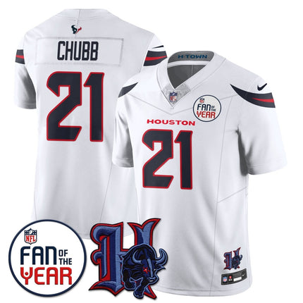 Men's Houston Texans "Fan Of The Year" Jersey - All Stitched HOUTEX_KDZ - KINDOZY