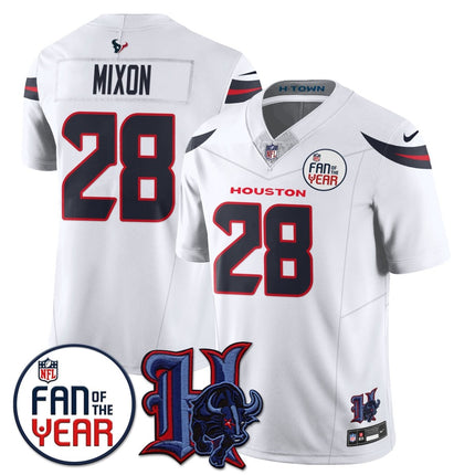 Men's Houston Texans "Fan Of The Year" Jersey - All Stitched HOUTEX_KDZ - KINDOZY