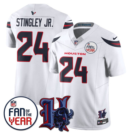 Men's Houston Texans "Fan Of The Year" Jersey - All Stitched HOUTEX_KDZ - KINDOZY