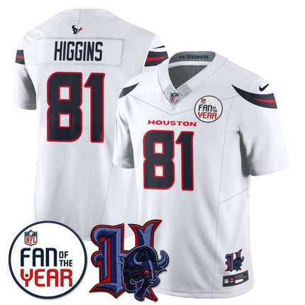 Men's Houston Texans "Fan Of The Year" Jersey - All Stitched HOUTEX_KDZ - KINDOZY