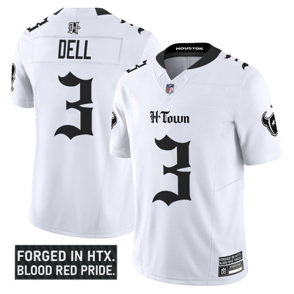 Men's Houston Texans 'Gothic Lone Star Shadows Edition' Vapor Limited Jersey - All Stitched HOUTEX_KDZ - KINDOZY