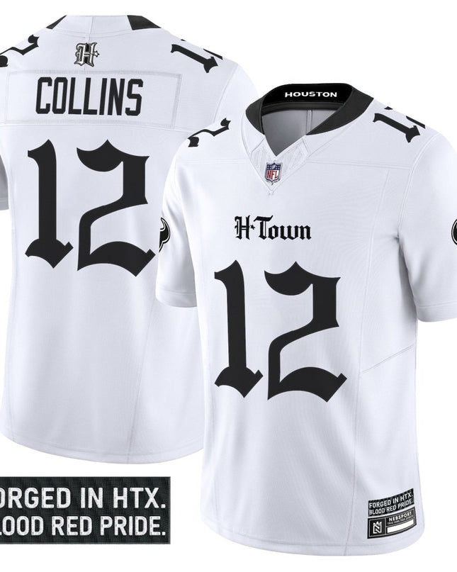 Men's Houston Texans 'Gothic Lone Star Shadows Edition' Vapor Limited Jersey - All Stitched HOUTEX_KDZ - KINDOZY