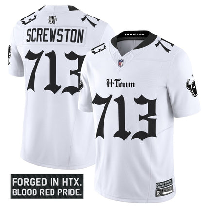 Men's Houston Texans 'Gothic Lone Star Shadows Edition' Vapor Limited Jersey - All Stitched HOUTEX_KDZ - KINDOZY