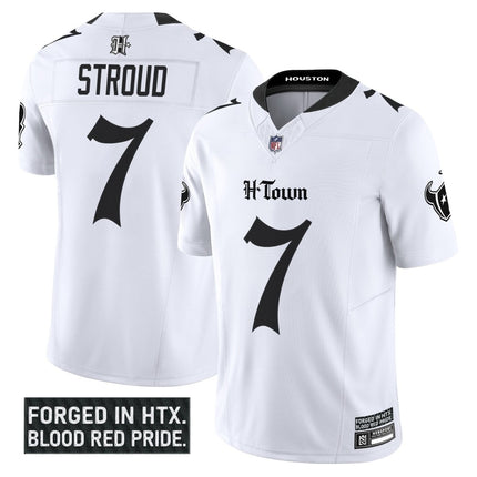 Men's Houston Texans 'Gothic Lone Star Shadows Edition' Vapor Limited Jersey - All Stitched HOUTEX_KDZ - KINDOZY