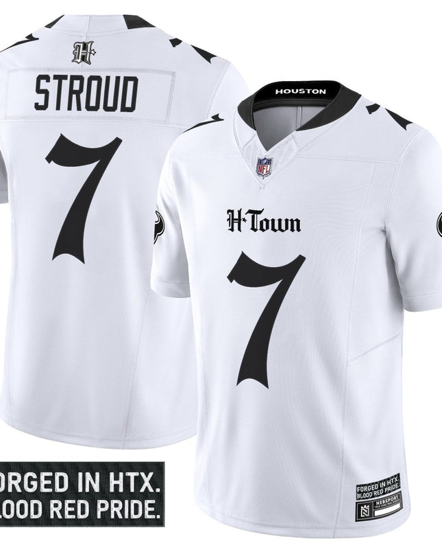 Men's Houston Texans 'Gothic Lone Star Shadows Edition' Vapor Limited Jersey - All Stitched HOUTEX_KDZ - KINDOZY