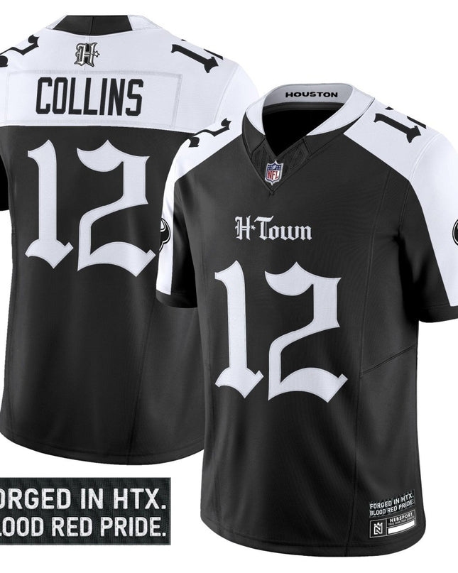 Men's Houston Texans 'Gothic Lone Star Shadows Edition' Vapor Limited Jersey - All Stitched HOUTEX_KDZ - KINDOZY