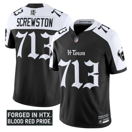 Men's Houston Texans 'Gothic Lone Star Shadows Edition' Vapor Limited Jersey - All Stitched HOUTEX_KDZ - KINDOZY