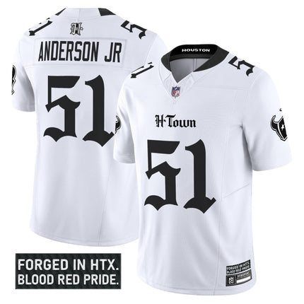 Men's Houston Texans 'Gothic Lone Star Shadows Edition' Vapor Limited Jersey - All Stitched HOUTEX_KDZ - KINDOZY