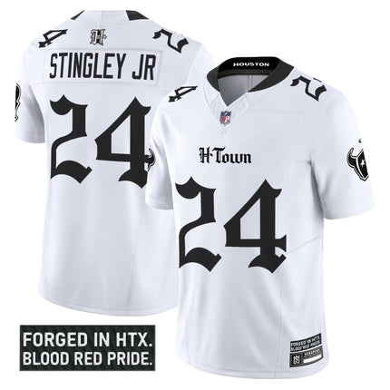 Men's Houston Texans 'Gothic Lone Star Shadows Edition' Vapor Limited Jersey - All Stitched HOUTEX_KDZ - KINDOZY