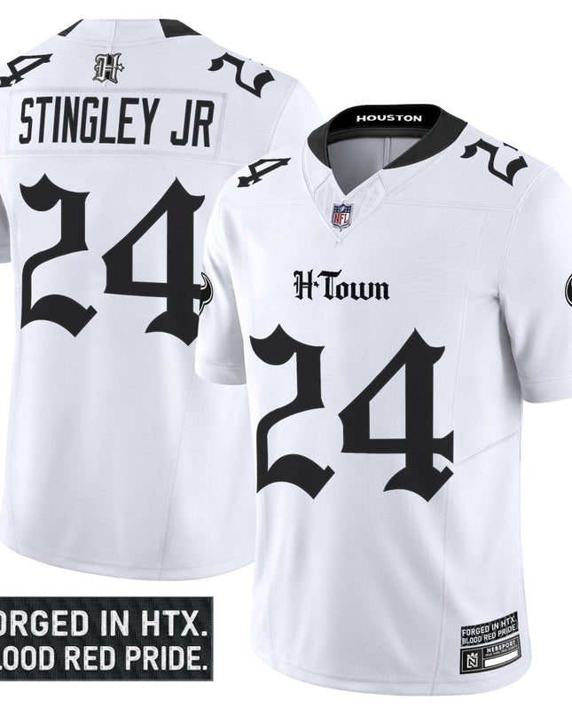 Men's Houston Texans 'Gothic Lone Star Shadows Edition' Vapor Limited Jersey - All Stitched HOUTEX_KDZ - KINDOZY