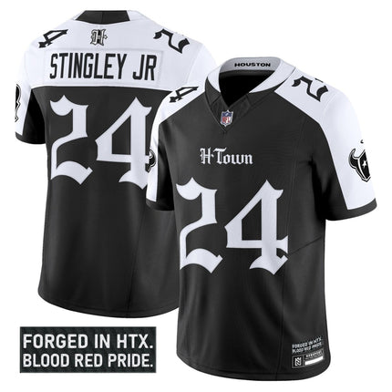 Men's Houston Texans 'Gothic Lone Star Shadows Edition' Vapor Limited Jersey - All Stitched HOUTEX_KDZ - KINDOZY