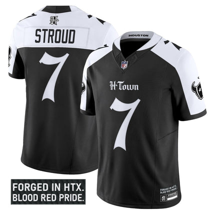 Men's Houston Texans 'Gothic Lone Star Shadows Edition' Vapor Limited Jersey - All Stitched HOUTEX_KDZ - KINDOZY