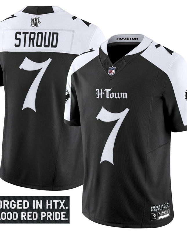 Men's Houston Texans 'Gothic Lone Star Shadows Edition' Vapor Limited Jersey - All Stitched HOUTEX_KDZ - KINDOZY