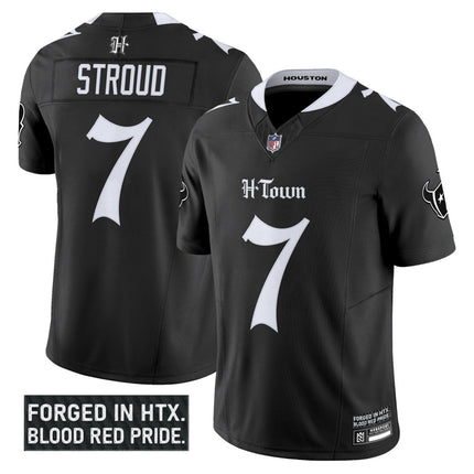 Men's Houston Texans 'Gothic Lone Star Shadows Edition' Vapor Limited Jersey - All Stitched HOUTEX_KDZ - KINDOZY