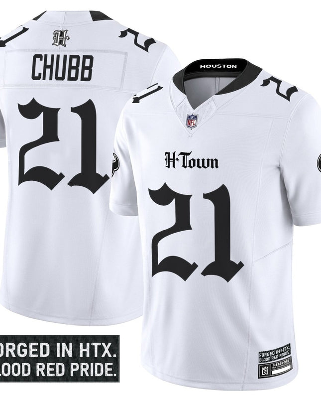 Men's Houston Texans 'Gothic Lone Star Shadows Edition' Vapor Limited Jersey - All Stitched HOUTEX_KDZ - KINDOZY