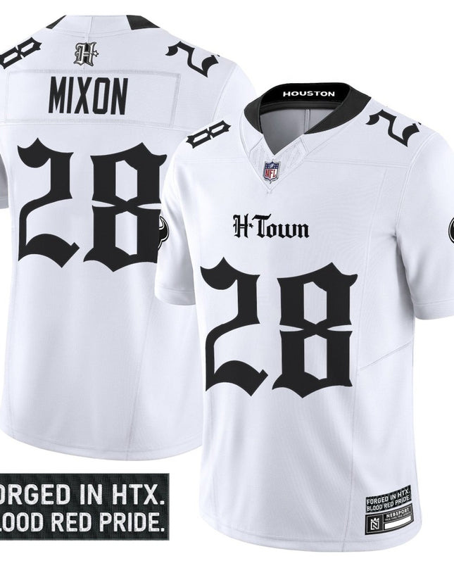 Men's Houston Texans 'Gothic Lone Star Shadows Edition' Vapor Limited Jersey - All Stitched HOUTEX_KDZ - KINDOZY