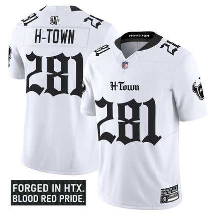 Men's Houston Texans 'Gothic Lone Star Shadows Edition' Vapor Limited Jersey - All Stitched HOUTEX_KDZ - KINDOZY