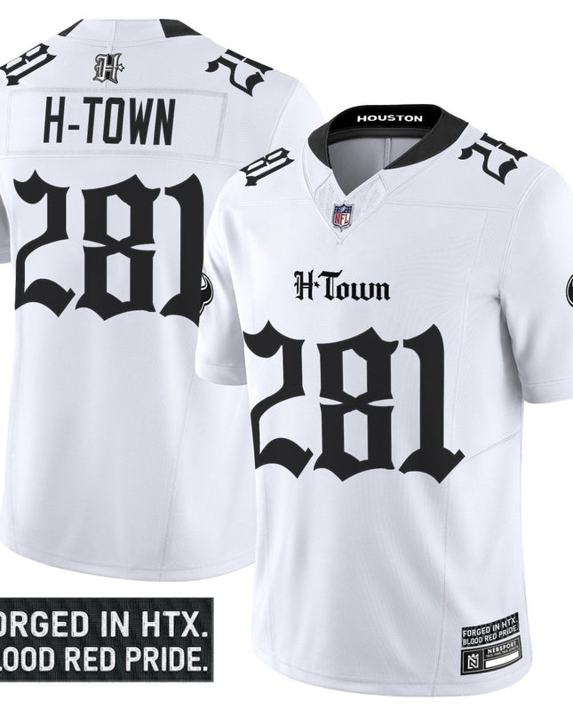 Men's Houston Texans 'Gothic Lone Star Shadows Edition' Vapor Limited Jersey - All Stitched HOUTEX_KDZ - KINDOZY