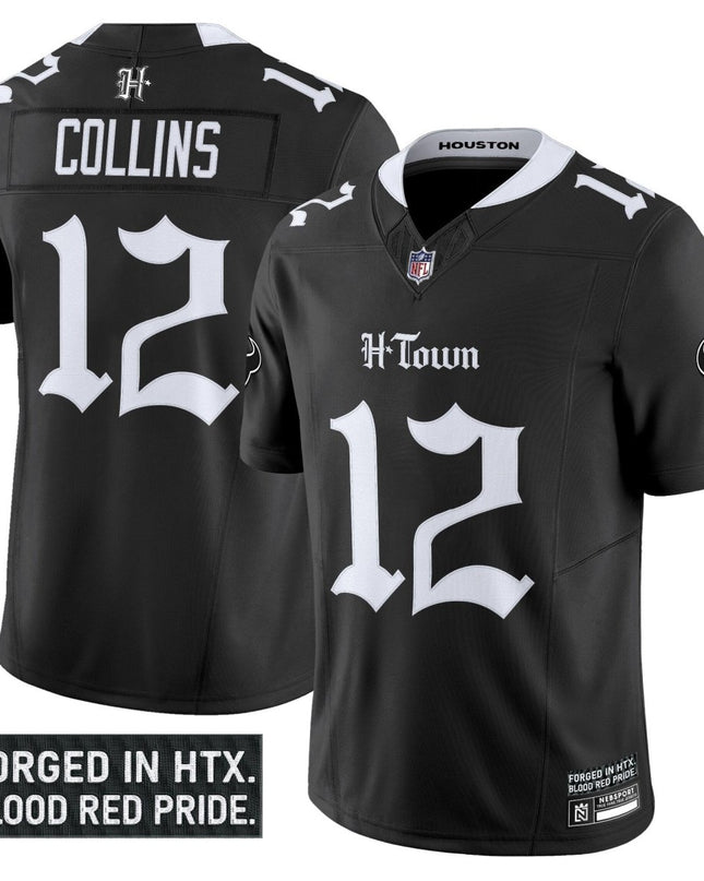 Men's Houston Texans 'Gothic Lone Star Shadows Edition' Vapor Limited Jersey - All Stitched HOUTEX_KDZ - KINDOZY