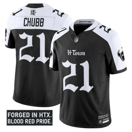Men's Houston Texans 'Gothic Lone Star Shadows Edition' Vapor Limited Jersey - All Stitched HOUTEX_KDZ - KINDOZY