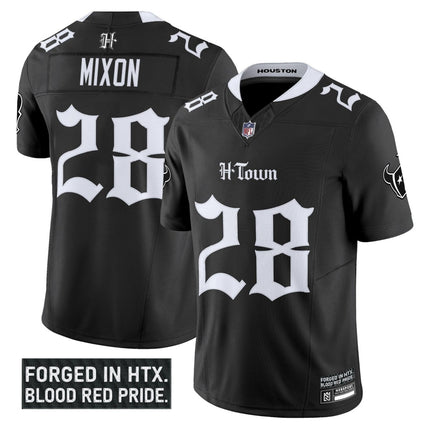 Men's Houston Texans 'Gothic Lone Star Shadows Edition' Vapor Limited Jersey - All Stitched HOUTEX_KDZ - KINDOZY