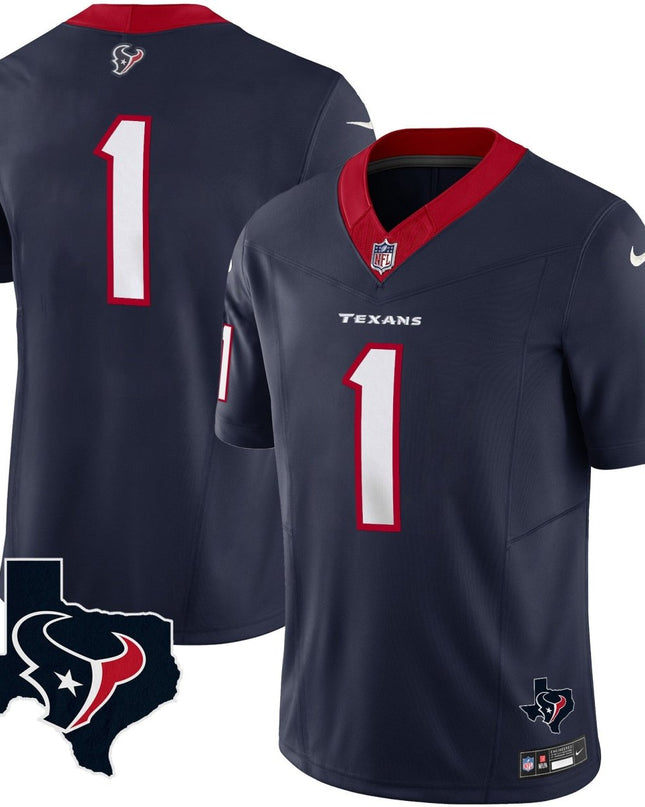 Men's Houston Texans Vapor Limited Jersey - All Stitched HOUTEX_KDZ - KINDOZY