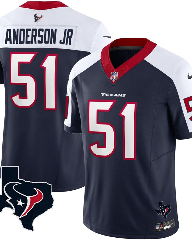 Men's Houston Texans Vapor Limited Jersey - All Stitched HOUTEX_KDZ - KINDOZY