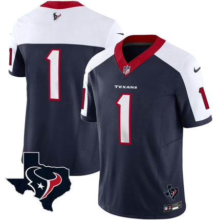 Men's Houston Texans Vapor Limited Jersey V8 - All Stitched HOUTEX_KDZ - KINDOZY
