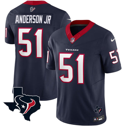 Men's Houston Texans Vapor Limited Jersey V8 - All Stitched HOUTEX_KDZ - KINDOZY
