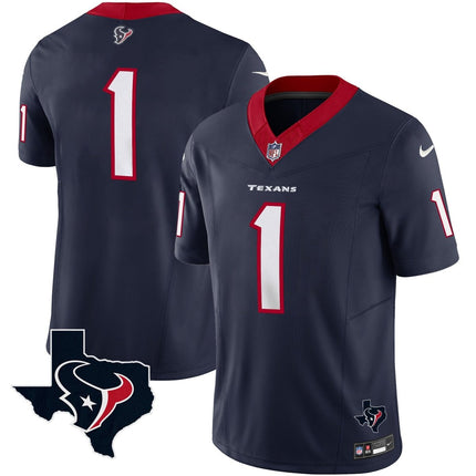 Men's Houston Texans Vapor Limited Jersey V8 - All Stitched HOUTEX_KDZ - KINDOZY
