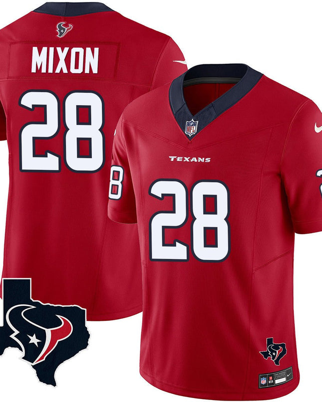 Men's Houston Texans Vapor Limited Jersey V8 - All Stitched HOUTEX_KDZ - KINDOZY