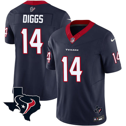 Men's Houston Texans Vapor Limited Jersey V8 - All Stitched HOUTEX_KDZ - KINDOZY