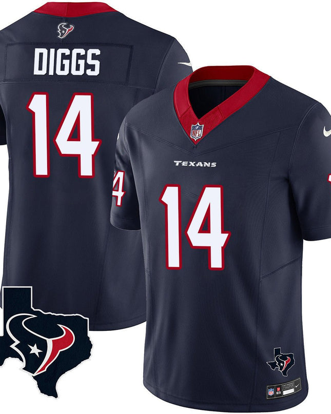 Men's Houston Texans Vapor Limited Jersey V8 - All Stitched HOUTEX_KDZ - KINDOZY