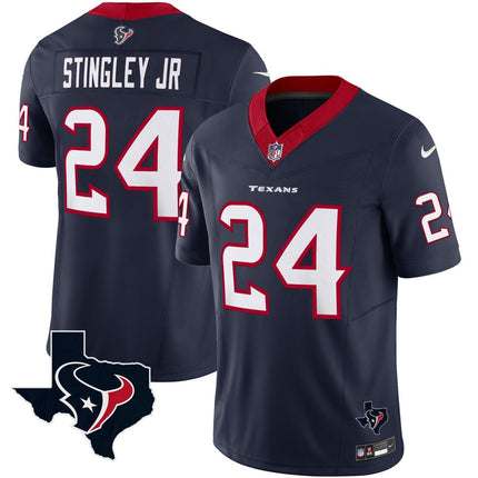 Men's Houston Texans Vapor Limited Jersey V8 - All Stitched HOUTEX_KDZ - KINDOZY