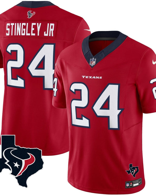 Men's Houston Texans Vapor Limited Jersey V8 - All Stitched HOUTEX_KDZ - KINDOZY