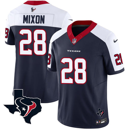 Men's Houston Texans Vapor Limited Jersey V8 - All Stitched HOUTEX_KDZ - KINDOZY