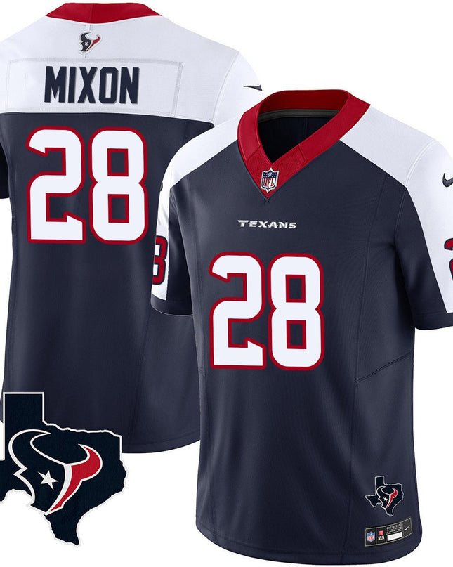 Men's Houston Texans Vapor Limited Jersey V8 - All Stitched HOUTEX_KDZ - KINDOZY