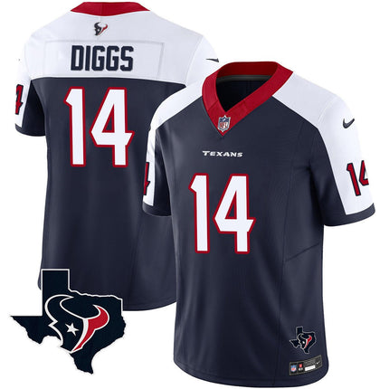 Men's Houston Texans Vapor Limited Jersey V8 - All Stitched HOUTEX_KDZ - KINDOZY
