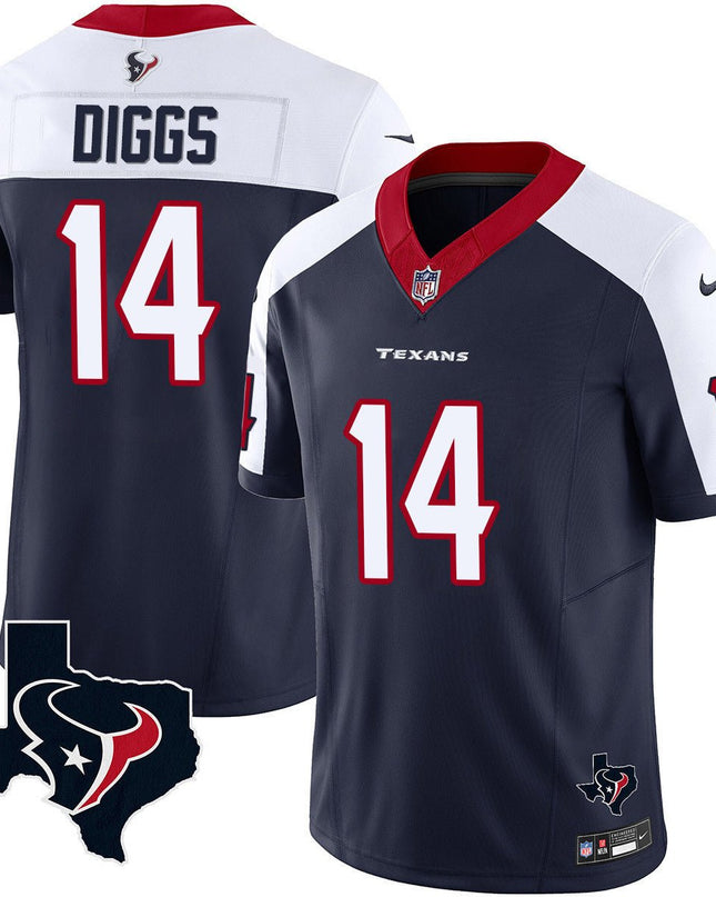 Men's Houston Texans Vapor Limited Jersey V8 - All Stitched HOUTEX_KDZ - KINDOZY