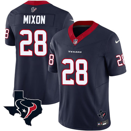Men's Houston Texans Vapor Limited Jersey V8 - All Stitched HOUTEX_KDZ - KINDOZY