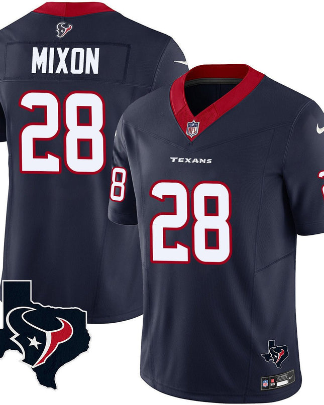 Men's Houston Texans Vapor Limited Jersey V8 - All Stitched HOUTEX_KDZ - KINDOZY