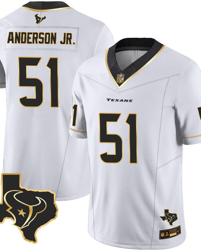 Men's Houston Texans Vapor Limited Jersey V8 - All Stitched HOUTEX_KDZ - KINDOZY