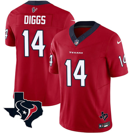 Men's Houston Texans Vapor Limited Jersey V8 - All Stitched HOUTEX_KDZ - KINDOZY