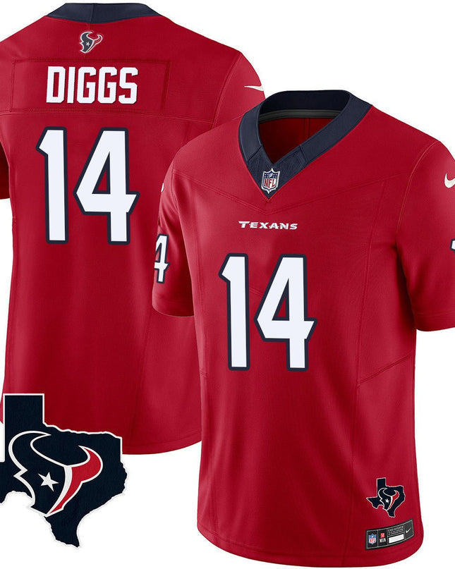 Men's Houston Texans Vapor Limited Jersey V8 - All Stitched HOUTEX_KDZ - KINDOZY