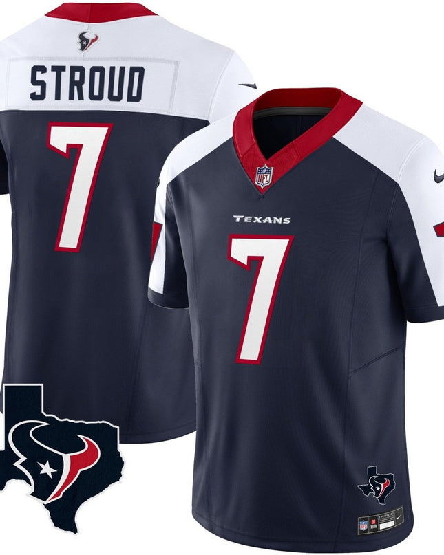 Men's Houston Texans Vapor Limited Jersey V8 - All Stitched HOUTEX_KDZ - KINDOZY