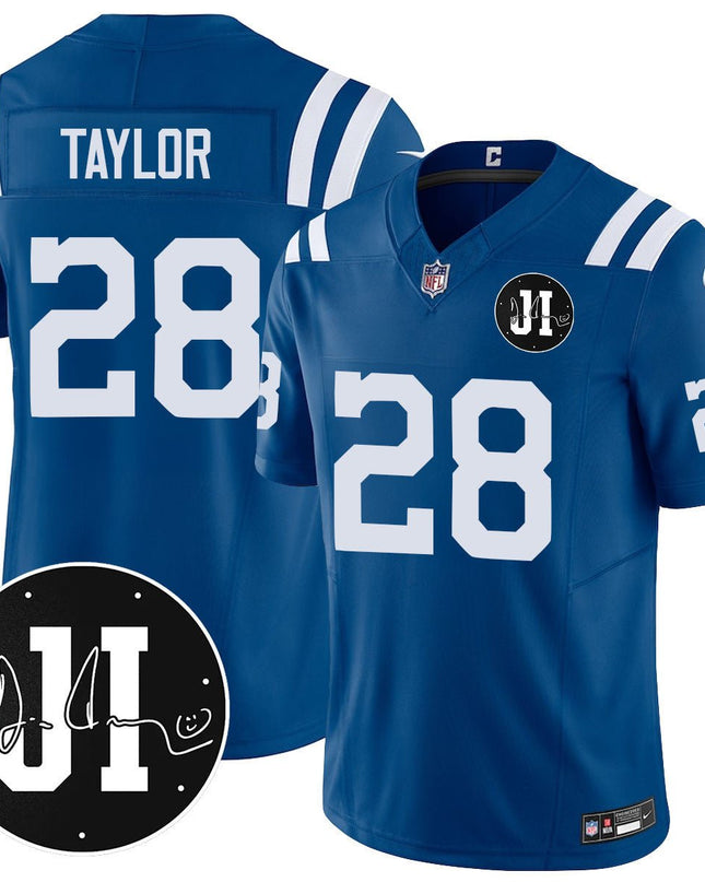 Men's Indianapolis Colts Limited 2025 Jersey - Memorial Patch for Jim Irsay - All Stitched INDCOL_KDZ - KINDOZY